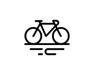bicycle icon vector illustration