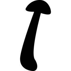 Simple vector icon mushroom