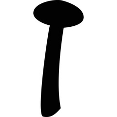 Simple vector icon mushroom
