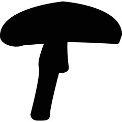 Simple vector icon mushroom
