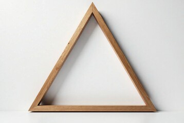 Fototapeta premium Geometric Triangle Frame - Photorealistic Art