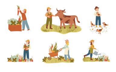 Farming and Agriculture Illustrations Collection