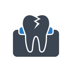 Dental Fracture Icon