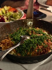 meat with vegetables