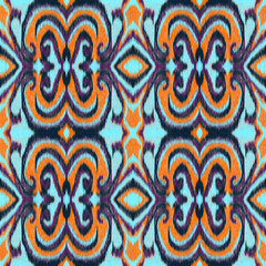 Seamless Ikat Pattern