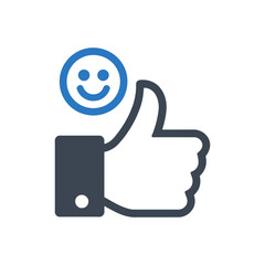 Smiley and Like Icon