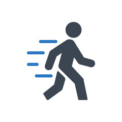 Running Motion Person Icon