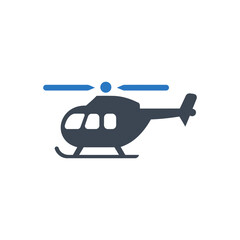 Helicopter aviation icon