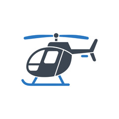 Helicopter vehicle air icon