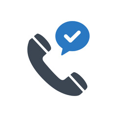 Phone Call Check Icon
