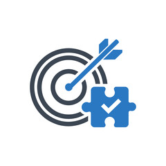 Target with Solution Icon