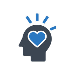 Mindfulness Heart Care Icon