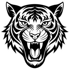 Obraz premium head of a tiger