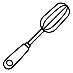  potato masher line art vector illustration 