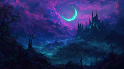  dark fantasy landscape