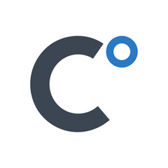 Fototapeta premium Celsius Symbol Icon