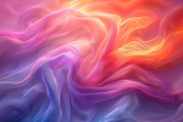 Obraz premium Abstract Colorful Swirling Fabric Texture Design