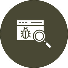 Bug Problem Vector Icon Design