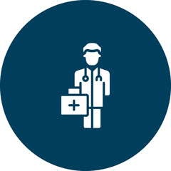 Men Doctor Vector Icon Design