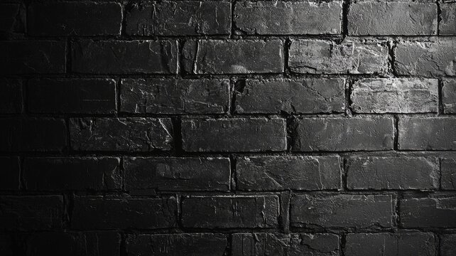 Dark Brick Wall Texture Background