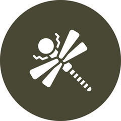 Dragonfly Vector Icon Design