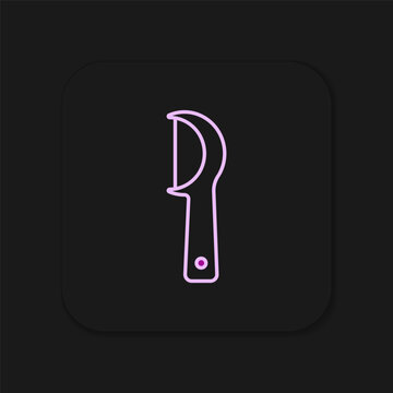 recommend clip art: Filled outline Dental floss icon isolated on black background. Flat filled outline style with shadow. Vector