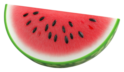 PNG 3d coquette watermelon illustration fruit slice.