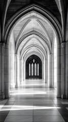 Arched Hallway
