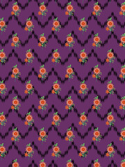 seamless pattern with flowers