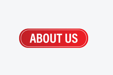 Fototapeta premium About us , clock, button, Application, Button, Background, vector, banner template, website, design, 
