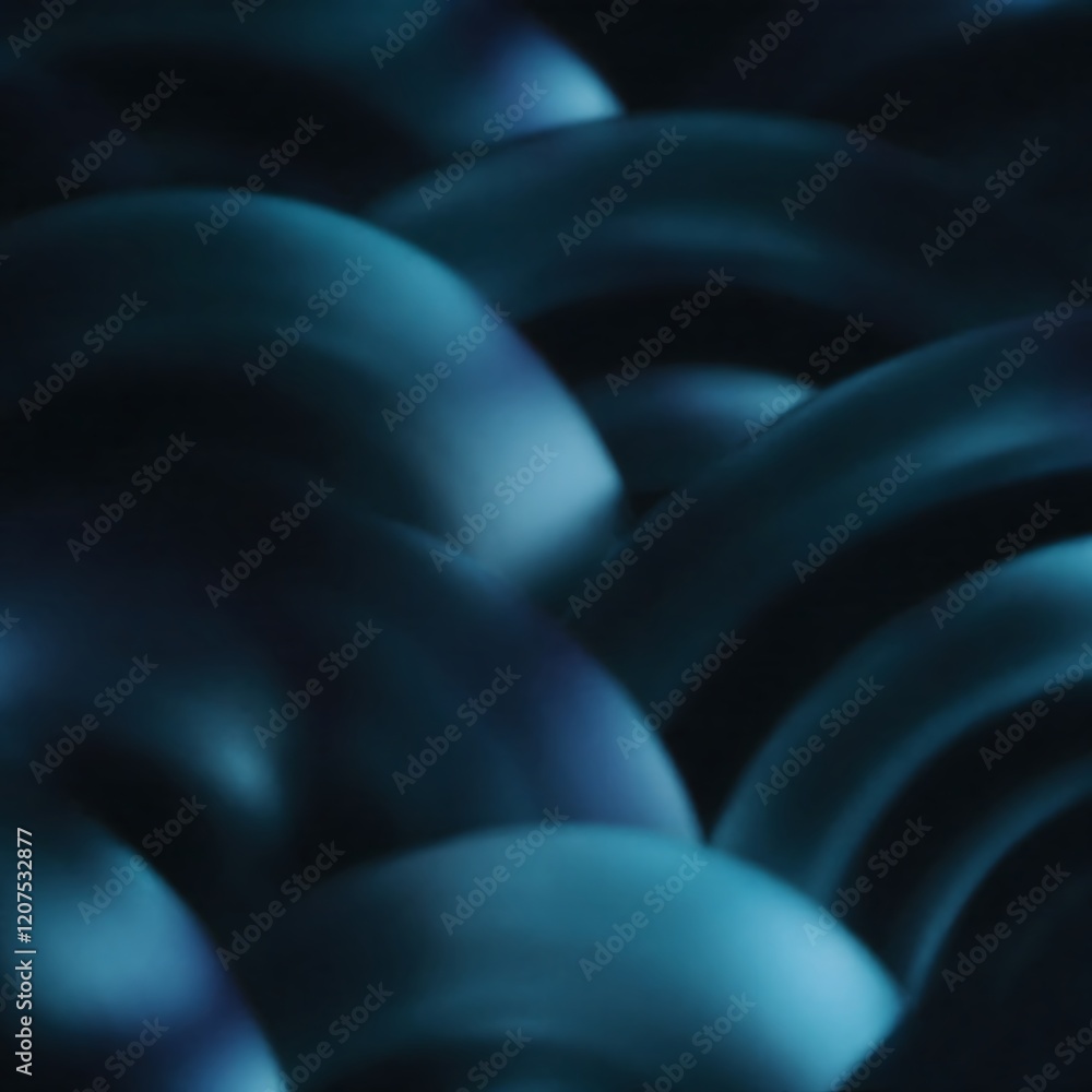 Poster abstract blue wave fluid curve background texture deep moody dark