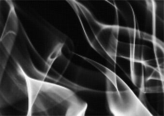 abstract vector halftone smoke texture with a transparent background © Collective Offset