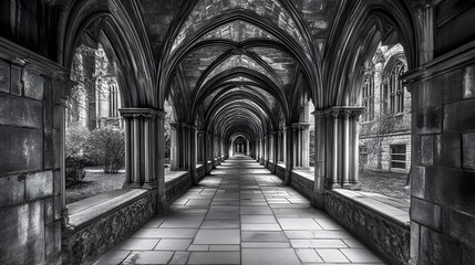 Naklejka premium Arched Hallway 