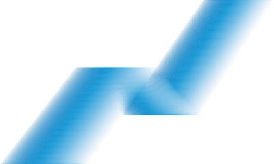 N-shaped bent straight line