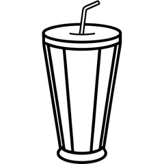 Smoothie Glass Vector Art