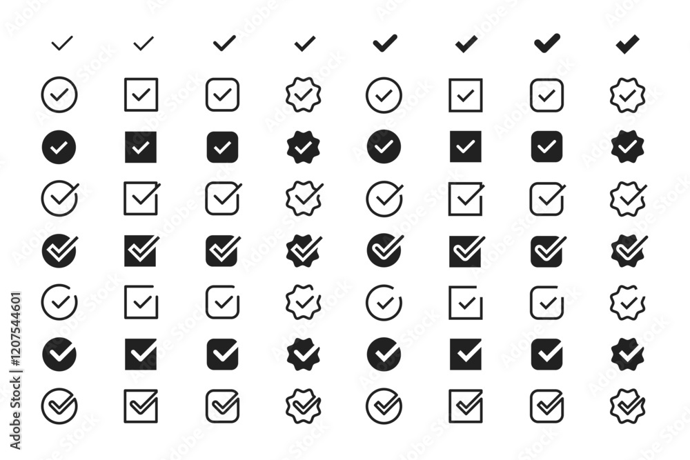 Poster discover and explore a versatile and extensive collection of checkmark icons and symbols that are pe