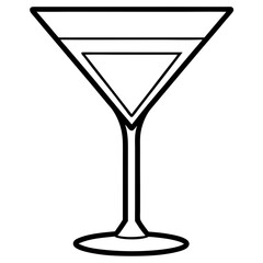 Sophisticated Barware Line Art