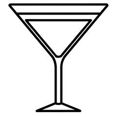 Sophisticated Barware Line Art