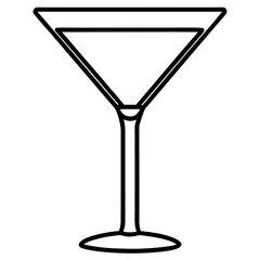 Sophisticated Barware Line Art