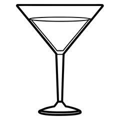 Sophisticated Barware Line Art