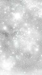 Fototapeta premium Elegant soft white glitter background with shimmering silver sparkles