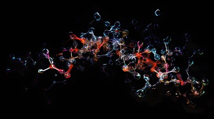 Molecular Isomerization Reaction Illustration