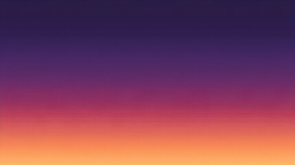 Naklejka premium A minimalist gradient background with glowing hues transitioning seamlessly from purple to orange