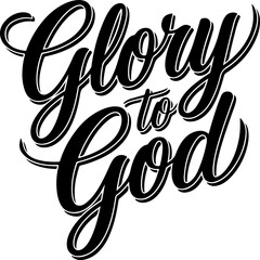 Glory to God.