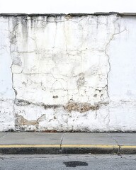 Weathered White Wall Urban Texture Grunge Background Cityscape Detail