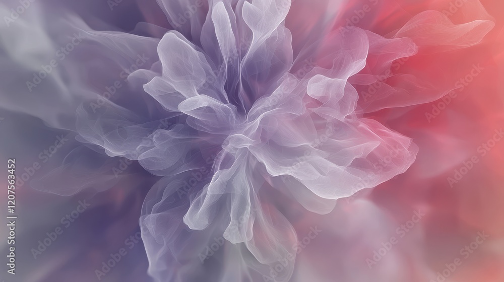 Poster ethereal abstract background with soft, flowing colors and textures, creating dreamy atmosphere. per