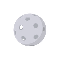 Floor Ball,  Sport Equipment Vector Illustration Isolated