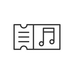 Concert Ticket Icon