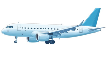 Monochrome illustration of an aircraft from above.