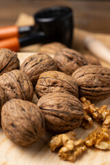 walnuts and nutcracker